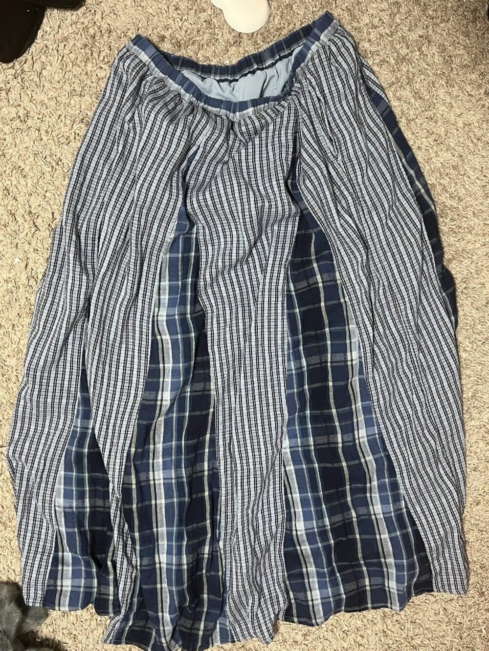 NWOT American Eagle Plaid Maxi Skirt - Size Large